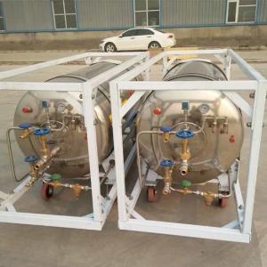 180L Cryogenic Dewar Cylinder 600 Liters , 210l CO2 Dewar Tank