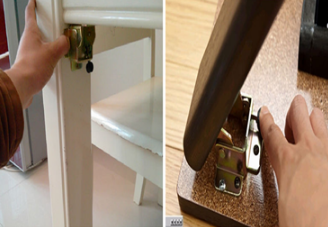 86mm*26.5mm*33mm Metal Wooden Bed Hardware Parts Hooks for Furniture Accessories