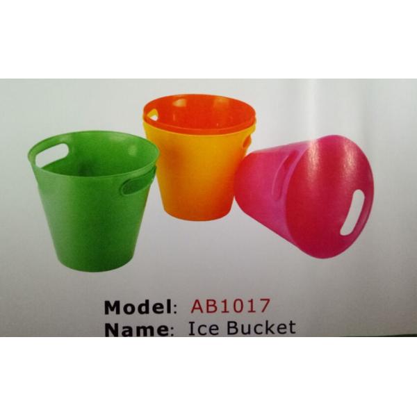 FBAB1017 For wholesales eco-friendly pp plastic ice bucket with printing logo on