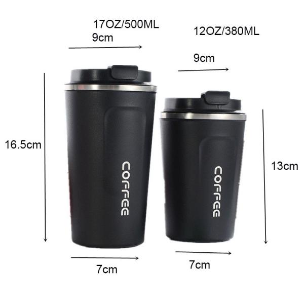 Wholesale 12/17oz double wall 18/8 thermos coffee,Vacuum Insulated Travel Stainless Steel Coffee Mug