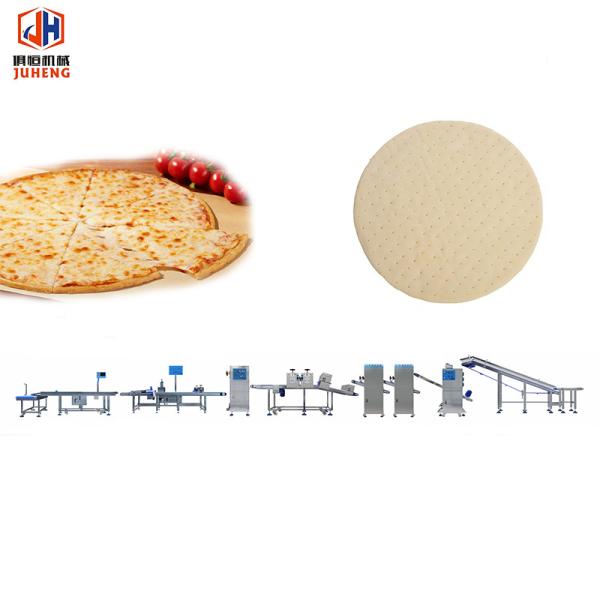 Buy 13990mm Pizza Base Production Line 9000pcs/H Electric Pizza Dough Roller Machine at wholesale prices
