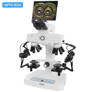OPTO-EDU 10.5 LCD Pad Forensic Comparison Microscope with 2x~240x Magnification and 4K Resolution for Laboratory and Research