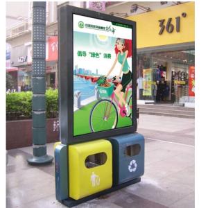2017-6 Hot Sale Advertising Light Box with Gabage Bin