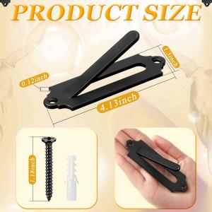 European Style Deer Hanger with Customized Thickness and Triangle Bracket