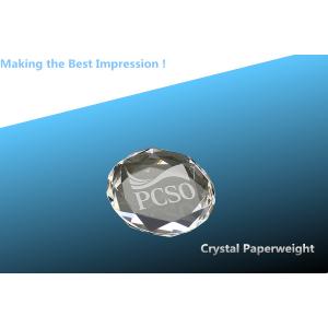 Quality CRYSTAL heart paperweight/beveled heart crystal paperweight/crystal circle paperweight for sale