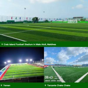 Anti Slip Artificial Football Pitches