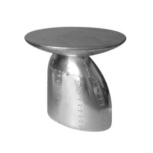 Designer furniture retro industrial style aluminum aviator coffee table mushroom