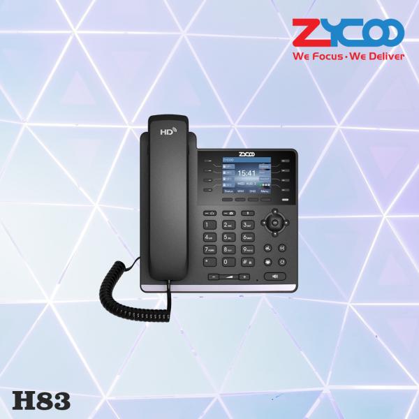 Buy 320x240 Screen CooFone H83 VoIP Desk Phone Wall mount Poe VoIP Phone at wholesale prices