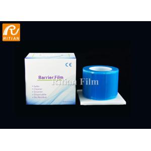 China Blue Barrier Film Roll Tape Easy To Tear 4 X 6 1200 Sheets For Dental, Tattoo And Makeup Microblading on sale