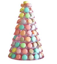 Customize Plastic Macaron Packaging With PET Inner Tray