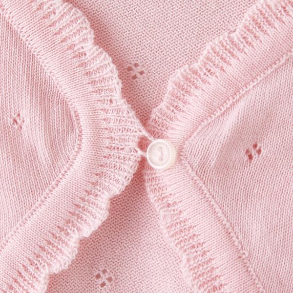 Summer Cotton Knitted Cardigan Top Toddler Children Kids Girls Sweater