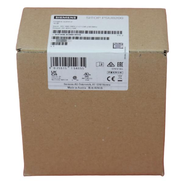 SIEMENS 6EP3446-8SB00-0AY0 SITOP PSU8200 48 V/10 A STABILIZED POWER SUPPLY INPUT: 400-500 V 3 AC OUTPUT: 48 V DC/10 A