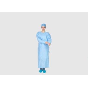 Sms Material Medical Protective Apparel With Full Back / Elastic Cuff