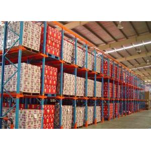 Steel Q235 Drive In Pallet Racking Custom Industrial Rack Shelving