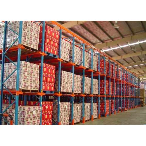 Cold Rolled Steel Drive In Drive Through Racking System For Industrial Warehouse