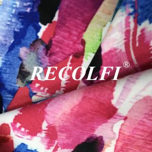 170GSM Activewear Stable Knit Fabric Embossed Printing Cylinder Pattern