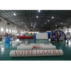 Inflatable Promoting Strip Buoy For Ocean Or Lake Advertising , Inflatable tube
