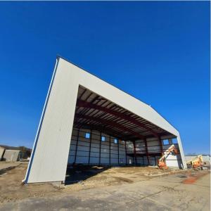 High Intensity Prefab Hangar Buildings Fast Install Steel Airplane Hangar