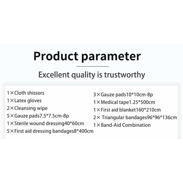 Automotive Safety First-Aid Bag for Emergency Medical Supplies & Training Essential for Outdoor Rescue