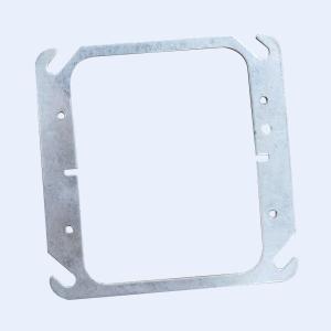 Pre Gavlanized Square Conduit Box Mud Ring 1.60MM Thickness Without Screw