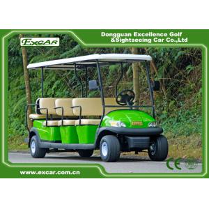 Tourist Electric Sightseeing Car , 3.7kw 48v Trojan Battery Operated Golf Cart