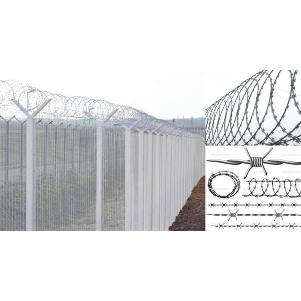PVC Coating 75x12.5mm Anti Climb Security Fencing For Prison
