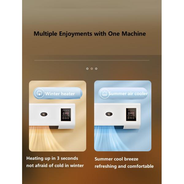 Small Size 1800W Electric Heater and Mobile Air Conditioner for Home Bathroom Bedroom