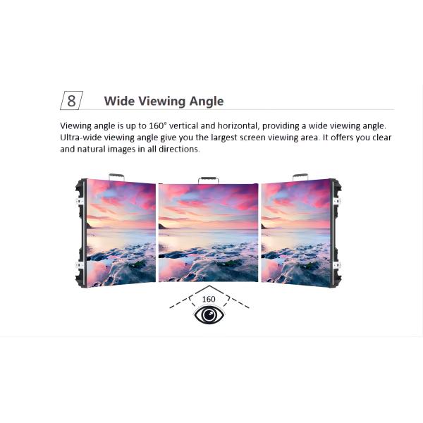 Multipurpose IP43 Rental Indoor LED Display P2.6mm P2.9mm 500x500mm