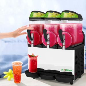 Quality Stainless Steel Three Bowls Margarita Smart Ice Slush Machine Maker for sale