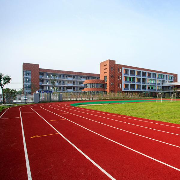 Buy Fadeless PU Outdoor Sports Surfaces High Elasticity Silicon Mat at wholesale prices