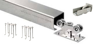 Iron Steel 235 Sliding Gate Bottom Track Rail For Cantilever Gate Carriages