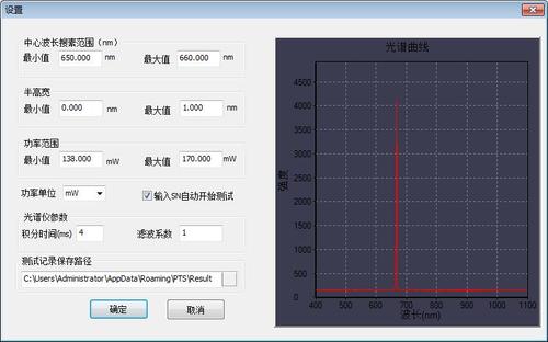 Accurate YSM-8101-01-02 UV VIS Laser Measurement Kit for Center Wavelength and Power