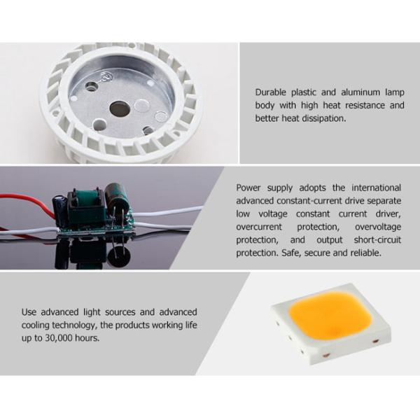 6W SMD 3030 CRI 90 GU10 led spot light