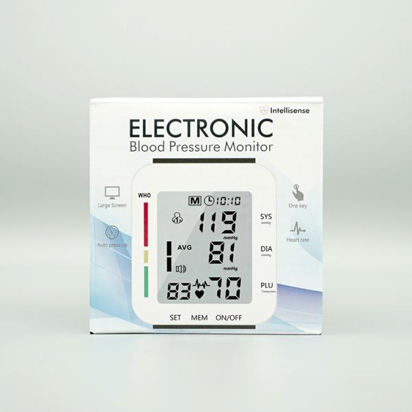 Buy 20Pcs/ Ctn Automatic Wrist Blood Pressure Monitor BP Machine at wholesale prices