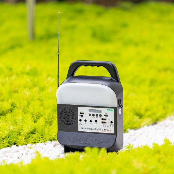 ROHS Solar Home Lighting System For TV Mini Solar Panel Battery Lighting Power