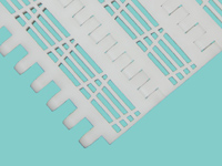 Quality ZY8000FT/ZY8000FG THERMOPLASTIC MODULAR BELTS WITH SIDE WALL AND CLEATS UNICHAIN OPB23 for sale