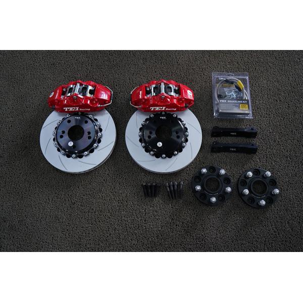 Honda Civic EG6 EK9 EX Seden P40S 4 Piston Forged Caliper With 330*28mm Rotor 17 inch Wheel