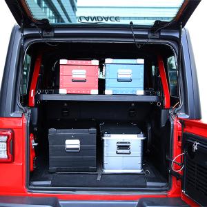 Net Weight 15.7kg Car Interior Carrier Solid Metal Cargo Rack for Jeep Wrangler