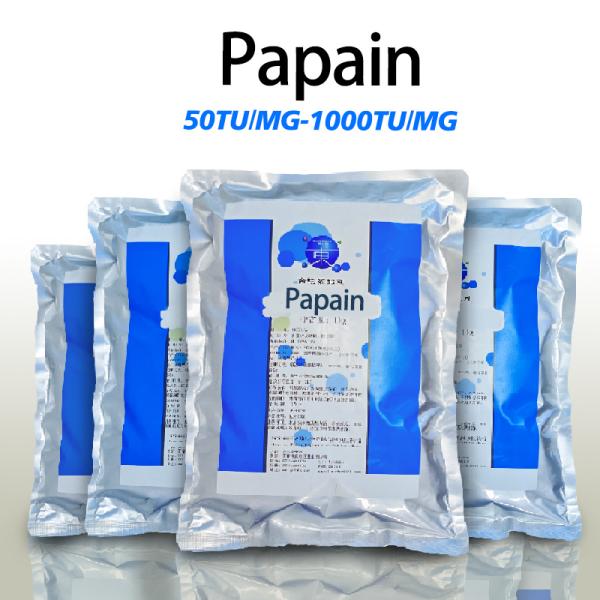 Buy 300USP-6000USP Papain Papaya Enzyme FSSC22000 MUI Kosher System Certification at wholesale prices