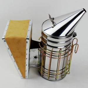 25cmx10.5cm Round Head Bee Hive Smoker Honey Beekeeping Equipment