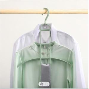 3 Layers Wide Shoulder Hangers Plastic Fish Bone Shape