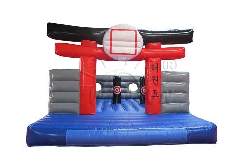 Buy Karate Kids Inflatable Bounce House For Kindergarten / Home Yard at wholesale prices