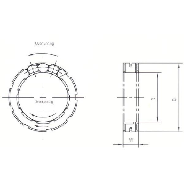 FWD332211BRB FWD332211BRS One Way Motorcycle Clutch Bearings
