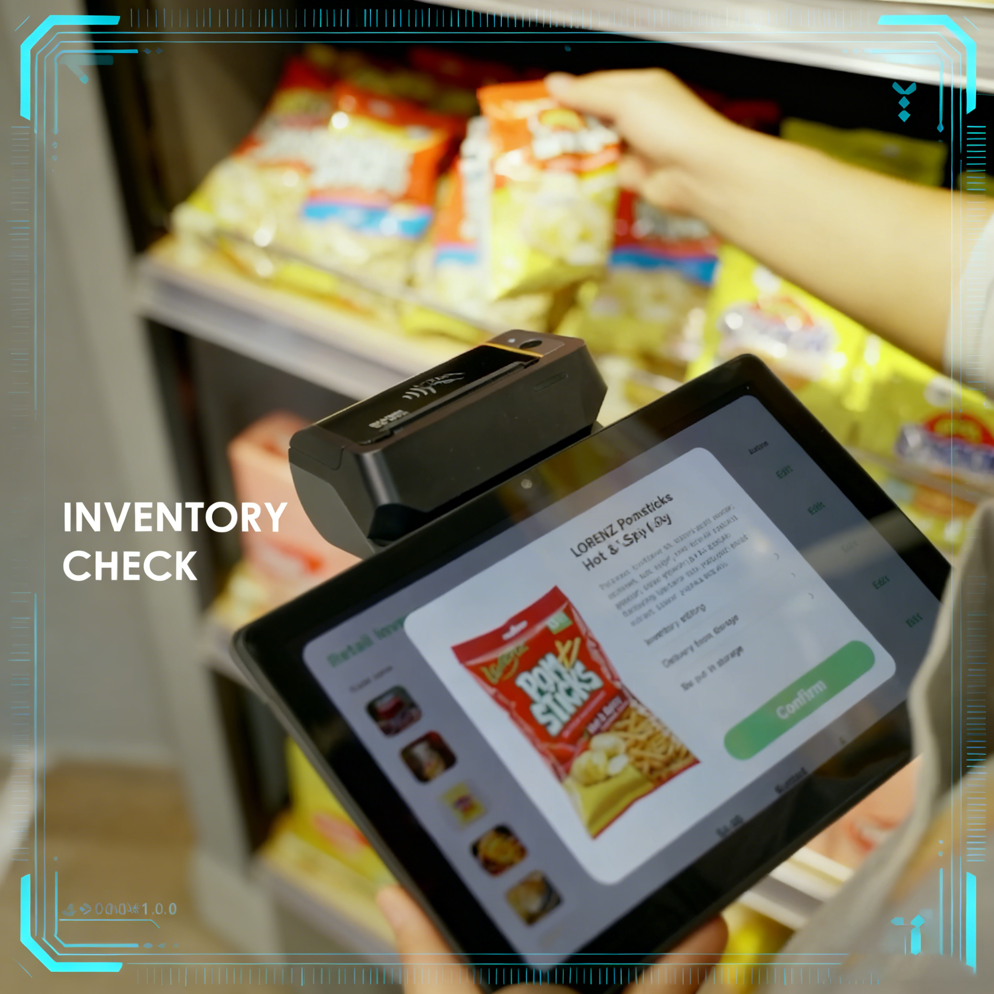 SUNMI P3 MIX Multi - Payment Built -in Printer Qualcomm QR Scan Fingerprint