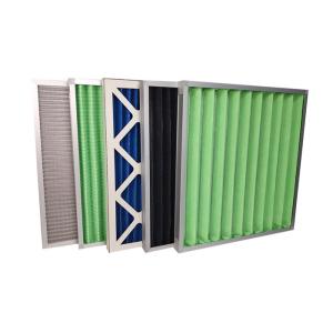 Primary 95% Pleated Panel Filter Aluminum Frame For HVAC System