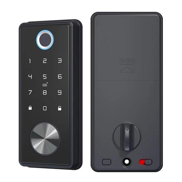 European Style Smart Home Fingerprint Door Lock with 2-Year Warranty 38-48mm