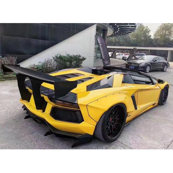 For Lamborghini Aventador LP700 Carbon Fiber Body Kit LP700 Upgraded LB-style Side Skirt Spoiler Wheel Arch