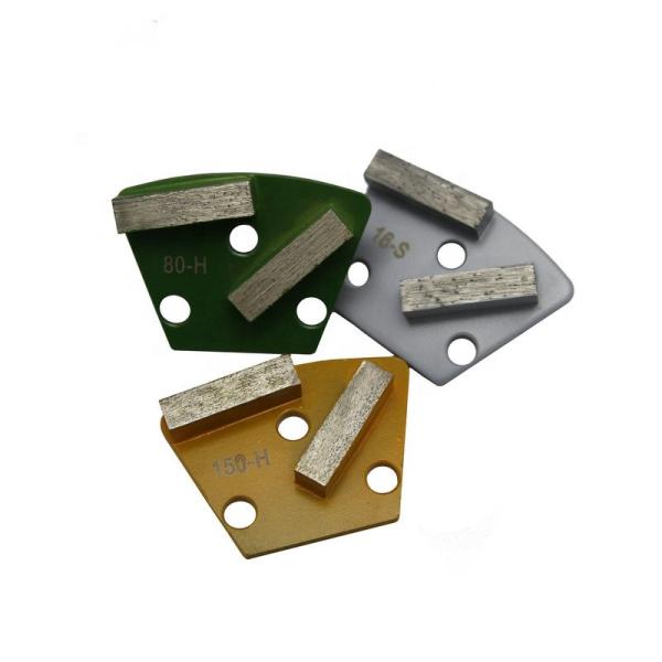 6 Grit - 400 Grit Concrete Grinding Disc Trapezoidal Cutter Head OEM Available