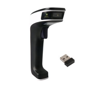 Wireless 2D Barcode Scanner with 2.4G Bluetooth 2200mAh Battery and 32-Bit CPU