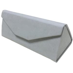 Triangular Folding Eyeglass Case Grey Recycle Kraft Paper Triangle Spectacle